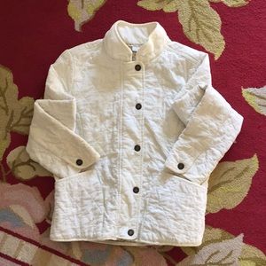 Charter Club White Baby Corduroy Jacket